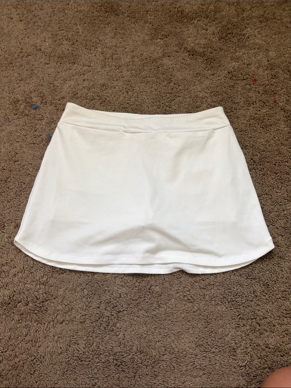 DSG White Women's Mini Skirt - Sporty A-Line Stretch